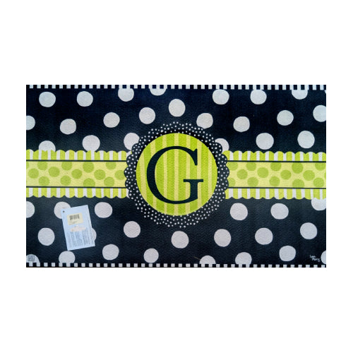 11190G_Frolic-monogram-G-indoor-outdoor-doormat