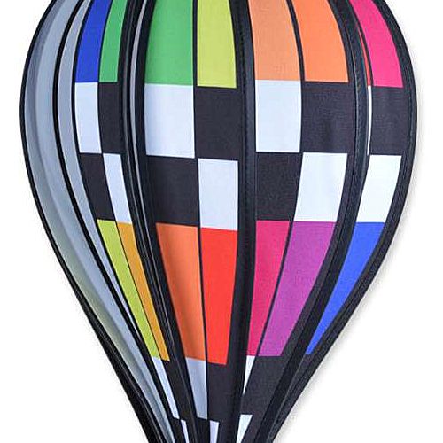 26407_Checkered-Rainbow-hot-air-balloon-spinner-18-inch-detail