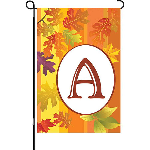 51404_Fall-Monogram-A-garden-size-monogram-flag-12-x-18