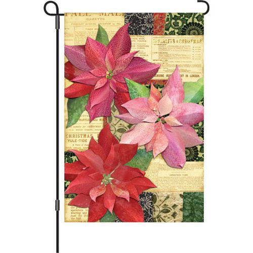 51502_Yuletide-Poisettia-garden-size-Christmas-flag-12-x-18
