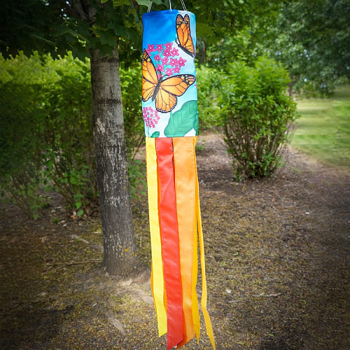 MONARCH BUTTERFLY Windsock - 40" In The Breeze