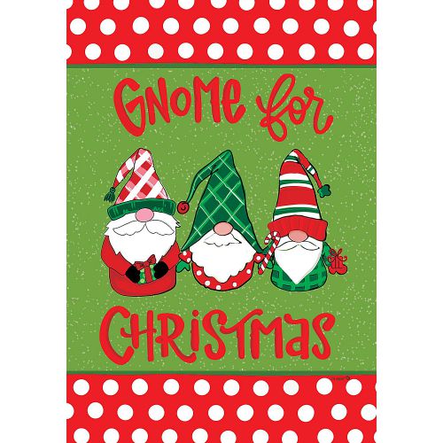 5244FL_Gnome-For-Christmas-standard-size-Christmas-flag-28-x-40