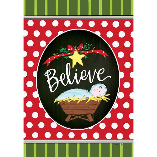 5249FL_Believe-Manger_standard-size-house-Christmas-flag-28-x-40