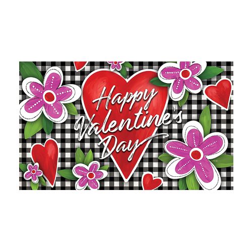 5345M_Gingham-Valentine-Valentine's-Day-doormat-30-x-18