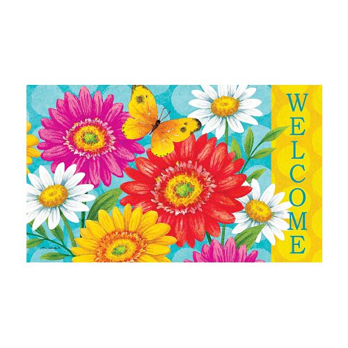 5366M_Happy-Gerberas-Spring-daisies-doormat-30-x-18