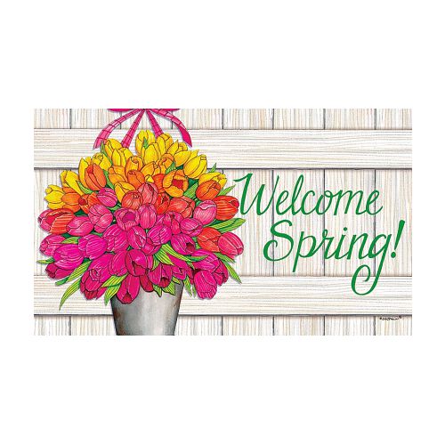 5371M_Glorious-Tulips-Welcome-Spring-doormat-30-x-18