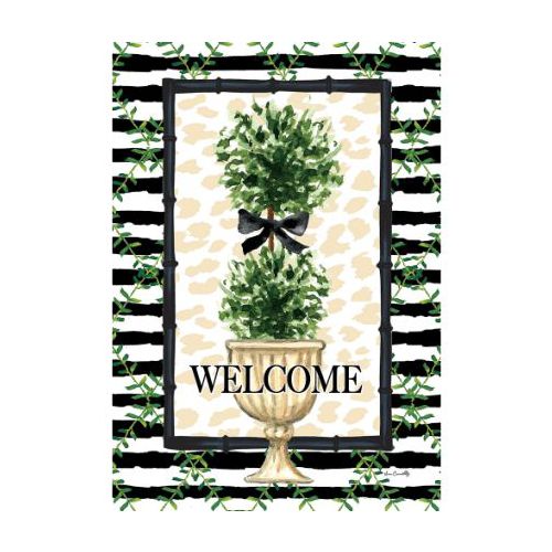 5376FM_Double-Topiary-garden-size-welcome-flag-12-x-18