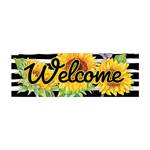 SUNFLOWER STRIPES Signature Sign™ Welcome Yard Sign (Copy) Custom Decor