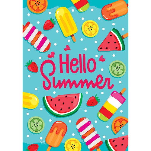 POPSICLES Standard Size, Summer Flag - 28" x 40" - Wind Sensations