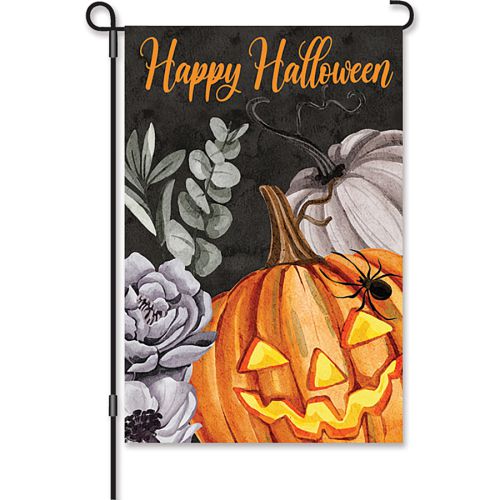 56357_Floral-Jack-O-Lantern-garden-size-halloween-flag-12-x-18