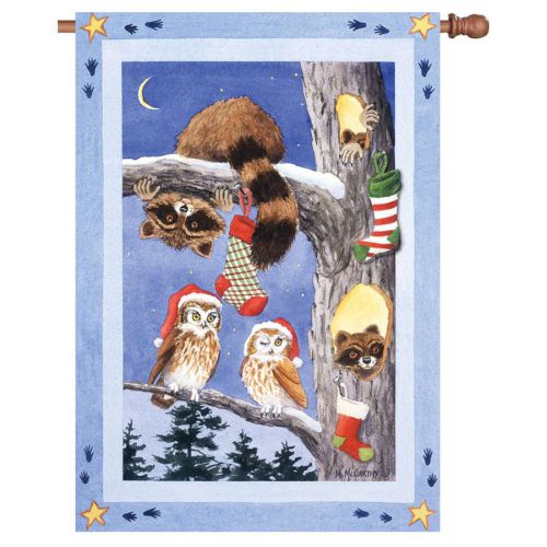 57144_Woodland-Stocking-standard-size-winter-flag-28-x-40