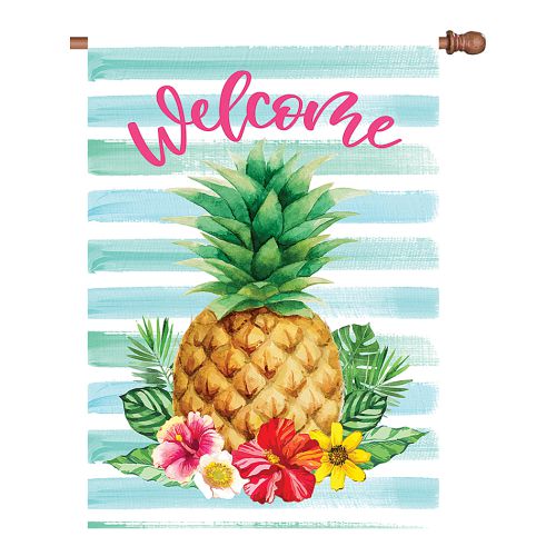57372_Hibiscus-Pineapple-standard-size-welcome-flag-28-x-40