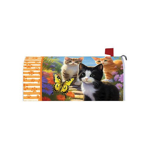 KITTENS AND BUTTERFLIES Magnetic Cover from Custom Decor