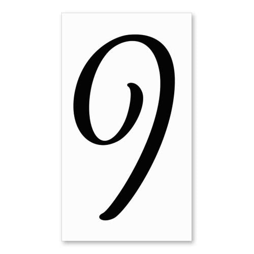 number-9-signature-sign™-tile