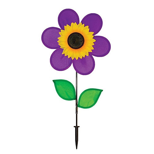 2775_Purple-Sunflower-spinner-with-leaves-12inch