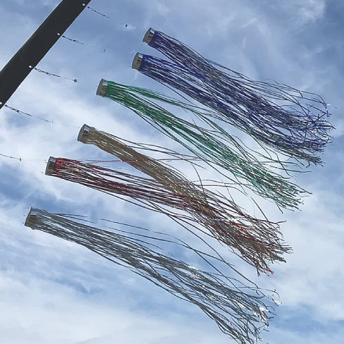 51 Inch, Sparkling Mylar Windsocks – Wind Sensations