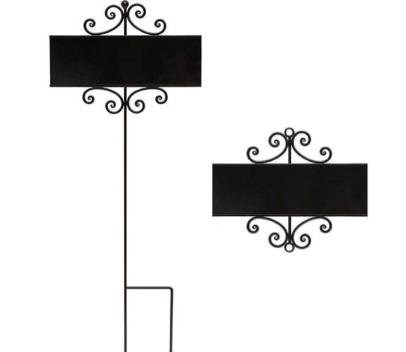 Wrought Iron Yard Sign Posts & Wall Mount Holders – Wind Sensations