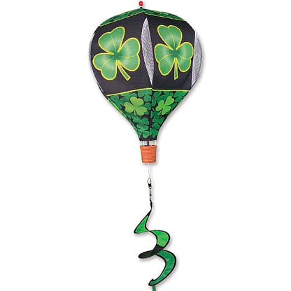 SHAMROCKS Pop-Up Hot Air Balloon Wind Spinner – 19" Premier