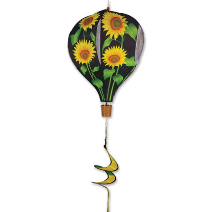 SUNFLOWERS Pop-Up Hot Air Balloon Wind Spinner – 19" Premier