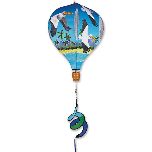 PELICANS Pop-Up Hot Air Balloon Wind Spinner – 19" Premier