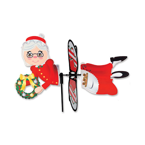 Decorative wind spinner with a Christmas-themed design