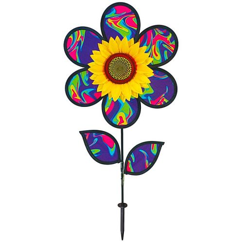 2645_Blue-Psychodelic-Sunflower-Spinner-with-Leaves-12inch