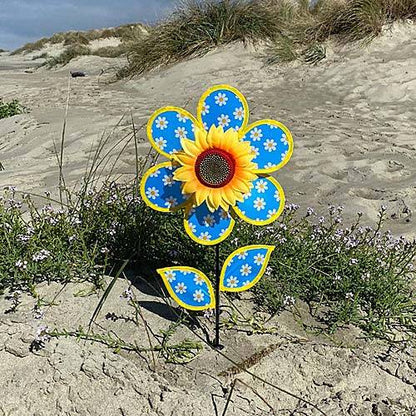 Decorative daisy sunflower spinner