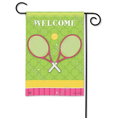 31723D_Time-For-Tennis_garden-size-summer-flag-12-x-18