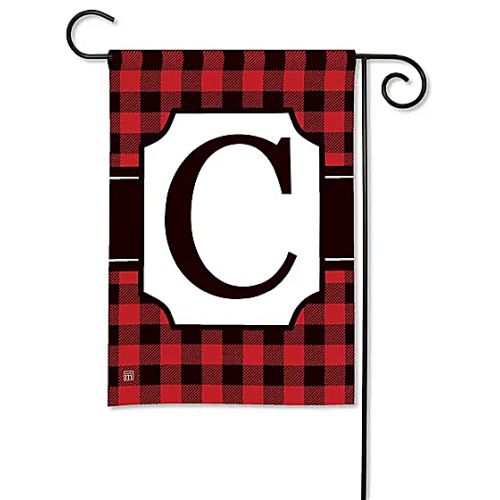 31966C_Buffalo-Check-monogram-C-garden-flag-12-x-18