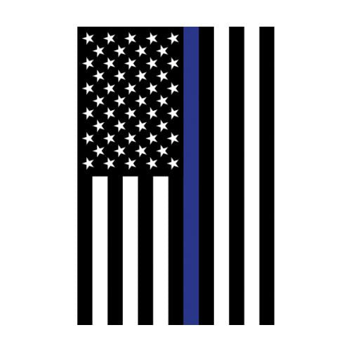 3293FM_Police-Support-Thin-Blue-Line-garden-size-flag-12-x-18