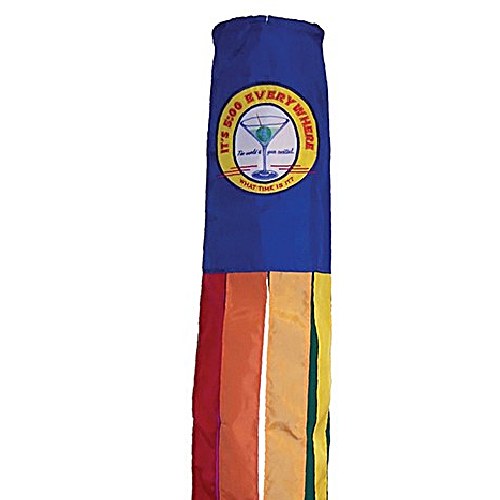 4155_Retro-Happy-Hour-embroidered-windsock-40inch-detail