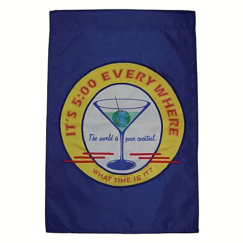 4412_Happy-Hour-Retro-garden-size-5-Oclock-flag-12-x-18