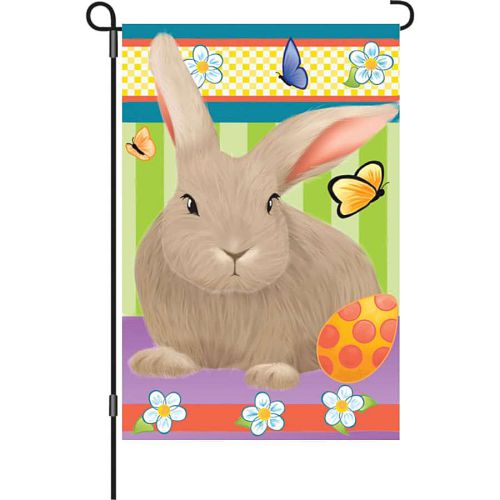 51748_Hip-Hop-Bunny-garden-size-Easter-flag-12-x-18-butterflies-easter-egg