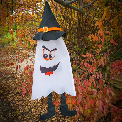 GHOST 3D Cone Halloween Windsock - 34 Inch