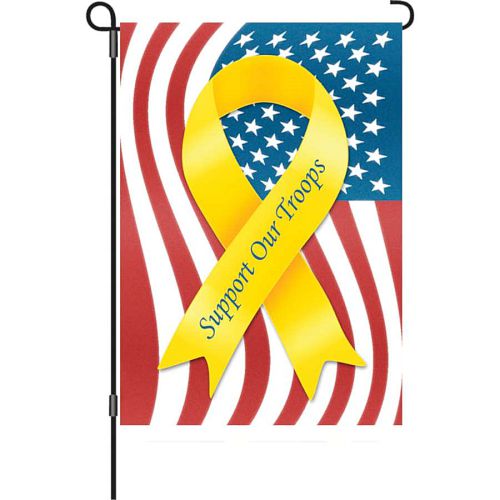 51836_Support-Our-Troops-PremierSoft-garden-size-patriotic-flag-12-x-18