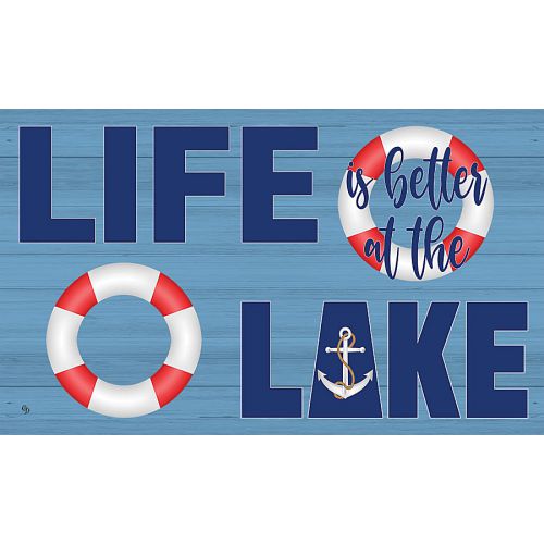 Lake Life decorative doormat