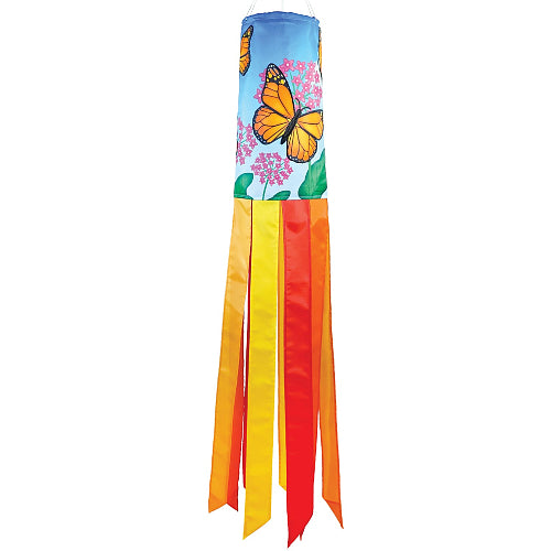 Decorative windsock with butterfly design from In The Breeze