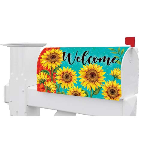 5219MM_Sunflower Welcome Mailbox Makeover mailbox cover by Custom Decor