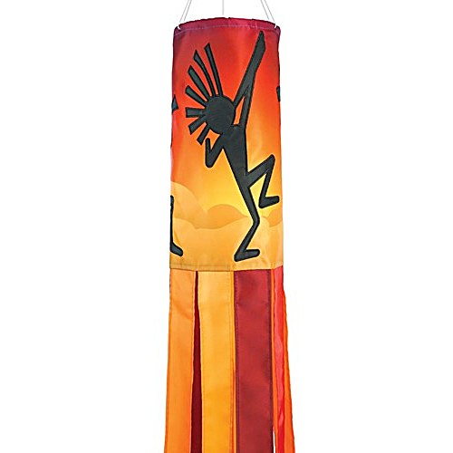 5233_Dancing-Kokopelli-embroidered-applique-windsock-40inch-detail