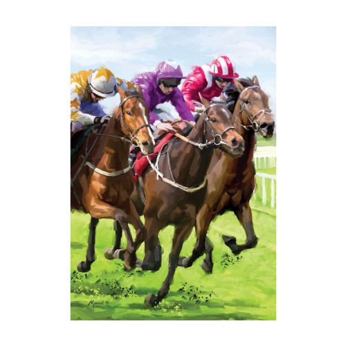 5267FM_Race-Horses-garden-size-flag-12-x-18