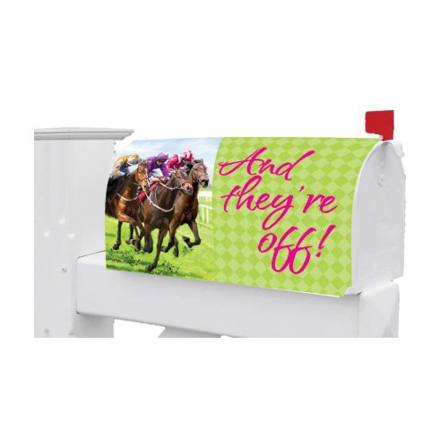 5267MM_Race-Horses-Mailbox-Makeover-magnetic-thoroughbred-racing-mailbox-cover