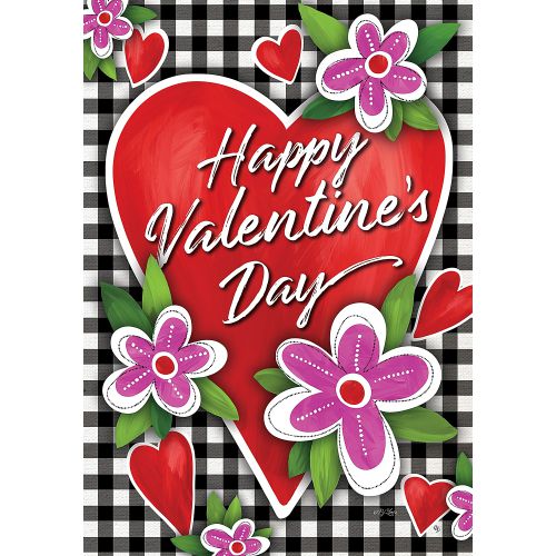5345FL_Gingham-Valentine-standard-size-decorative-flag-28-x-40