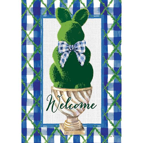 5350FL_Bunny-Topiary-standard-size-easter-flag-28-x-40