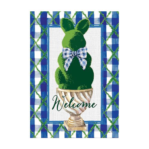 5350FM_Bunny-Topiary-garden-size-easter-flag-12-x-18