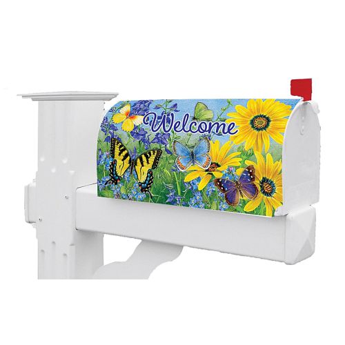 5362MM_Blue-and-Yellow-Butterflies-Mailbox-Makeover-butterfly-mailbox-cover