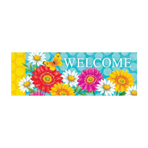 HAPPY GERBERAS Signature Sign™ Spring Daisies Yard Sign – Wind Sensations