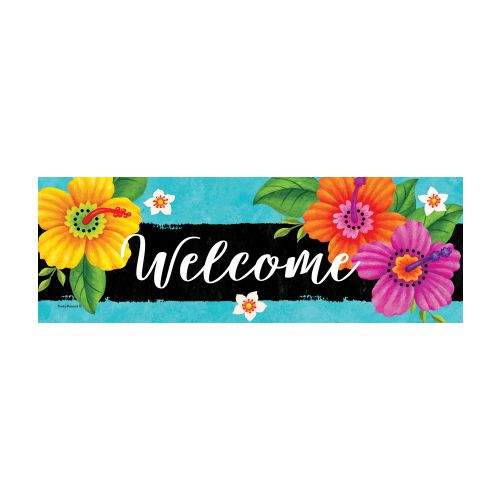 5368SS_Hibiscus-Stripe-Signature-Sign-tropical-welcome-yard-sign-15-x-5