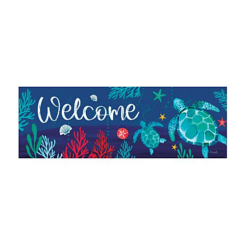 5385SS_Floating-Turtles-Signature-Sign-sea-turtle-welcome-yard-sign-15-x-5
