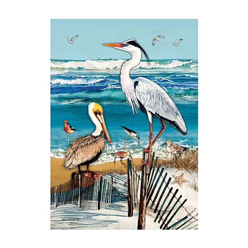 5388FM_Shore-Birds-garden-size-shore-pelican-seagull-crane-flag-12-x-18