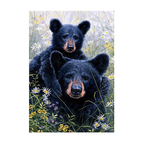 5401FM_Black-Bear-Lookout-garden-size-wildlife-flag-12-x-18